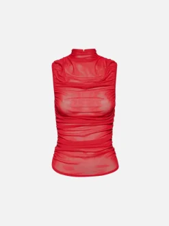 Cam Top - Red Rose