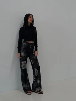 Cropped Cardigan - Black