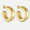 Dina Hoops - Gold