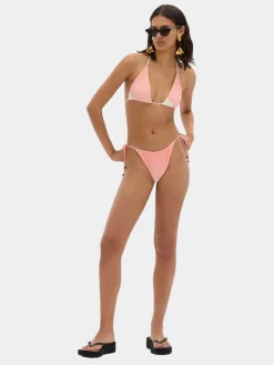 Eden Scene Reversible Bikini Bottom - Pink