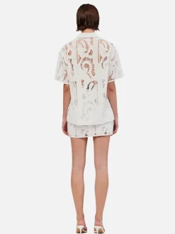 Florence Lace Skirt - White