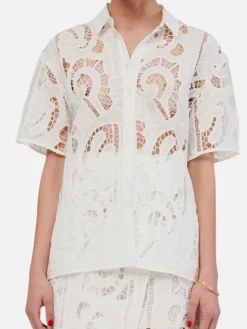 Florence Lace Skirt - White