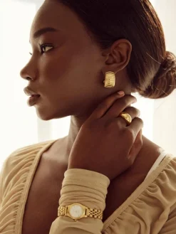 Frankie Hoop Earrings - Gold