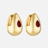 Heritage Earrings - Garnet
