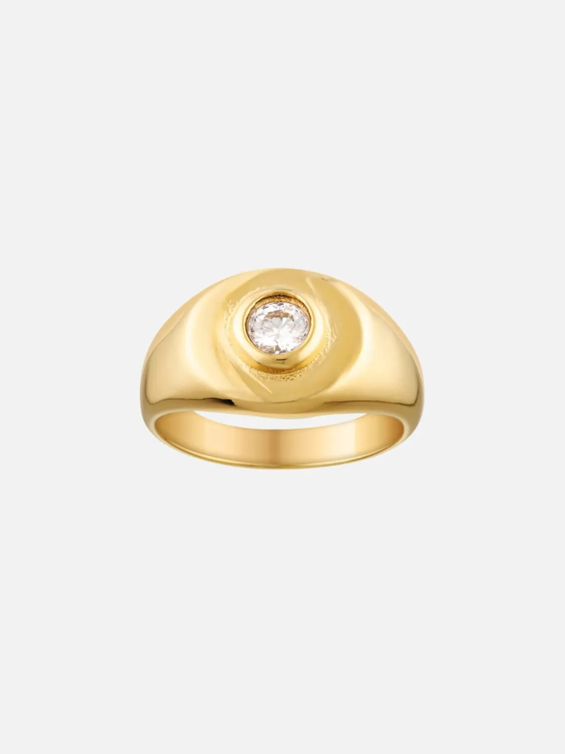 Heritage Signet Ring - Clear