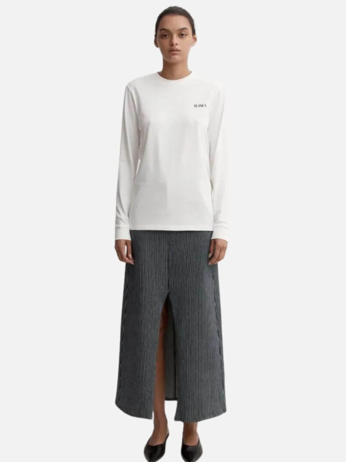 Hotel Blanca LS Tee - White