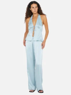 Kaia Halter top - Duck Egg