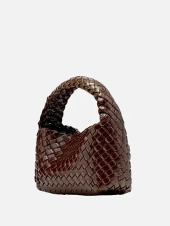 Luca Mini Woven - Choc Glossy Crinkle