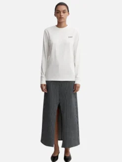 Prawn Cocktail LS Tee - White