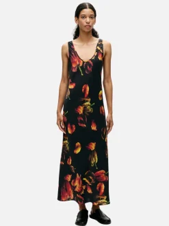Scoop Neck Dress - Tulipa Black