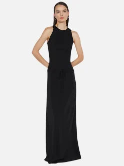 Sola Racer Dress - Black