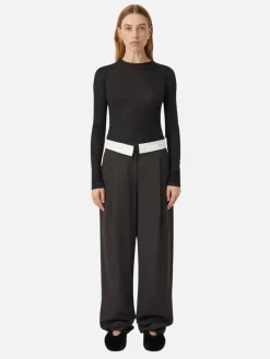 Sunisa Long Sleeve Top - Black