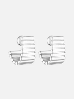 Turtle Earrings - Silver